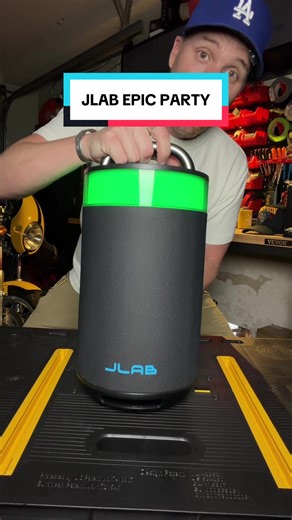 If you want party-level sound without a huge setup, this JLab Epic Party speaker packs 100W of power into a portable design. It has multiple drivers for fuller sound, long battery life, and RGB lighting that adds a fun vibe wherever you’re playing music. Great for BBQs, garages, or outdoor hangouts. #tiktokshop #tiktokshopfinds #bluetoothspeaker #portableaudio #techgadgets