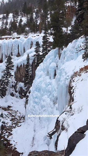 Im looking forward to visiting Ouray Ice Park next year! The park uses a unique system of pipes and sprinklers to create and maintain ice formations on the gorge walls. #ouraycolorado #Colorado #wintervacation #coloradoadventures #fyp | Colorado Adventures