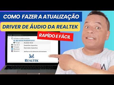 Como Atualizar o Driver de Áudio Realtek no Windows | Passo a Passo
