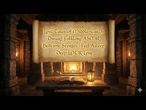 Lost Tales of Middle-Earth: Dwarf Folklore ASMR Bedtime Stories | Feel Asleep | Deep LOTR Lore