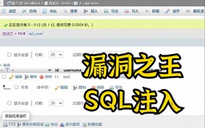 4分钟带你了解SQL注入原理及靶场实战演示（SQL注入教程/SQL注入原理/SQL注入实战/SQL注入攻击/SQL注入靶场）
