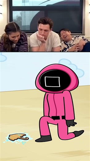 Squid Game Valentine Part 2 (Pink Gaurd Cheats For You) #valentinesday #squidgame #shorts