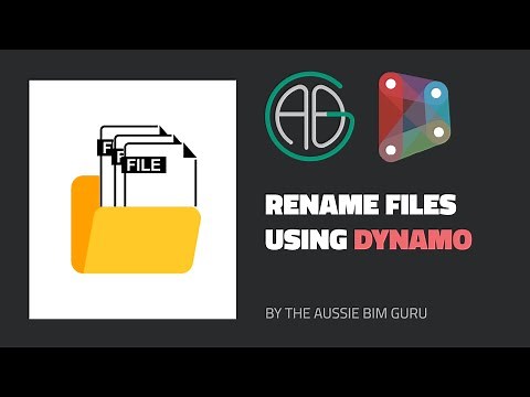 Rename Files using Dynamo!