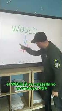 "Want to finally learn the conditional in English? Easy: if it ends in -ría in Spanish..."