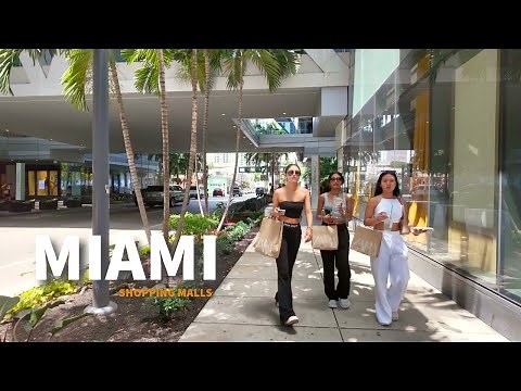 MIAMI'S Most Amazing Shopping Malls You Need to Visit! Walking Tour