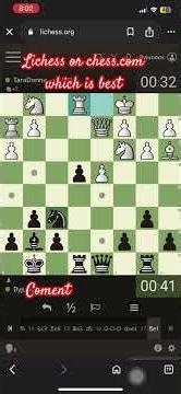 🔥 Lichess vs Chess.com – Which Is the REAL Best Chess App?#chess#lichess #lichesshighlights
