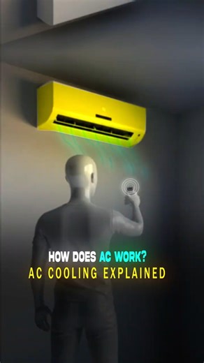 How AC Works Air Conditioner Working Explained Simply ❄️ #shorts