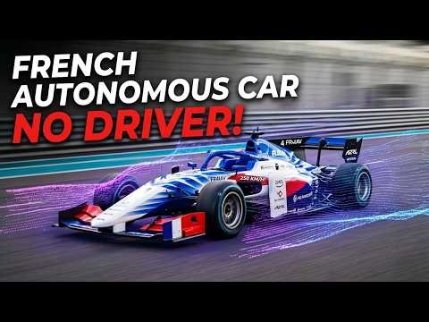 The first french autonomous racing car in A2RL challenge powered by RTMaps at 250km/h