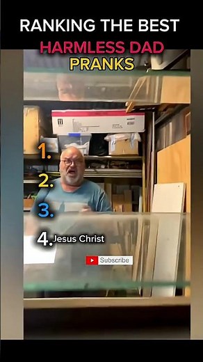 Ranking Funniest Harmless Dad Pranks 😂 #ranking #dad