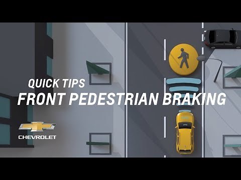 Quick Tips: What Are The Benefits Of Front Pedestrian Braking? | Chevrolet