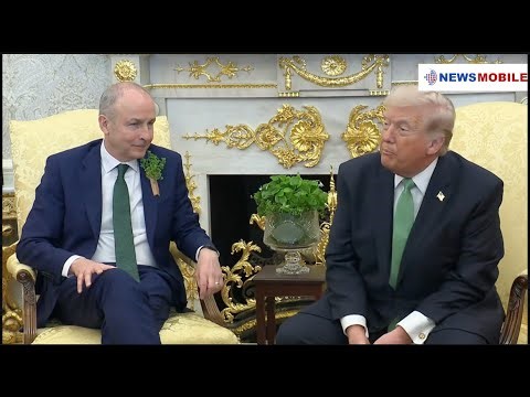 Trump Meets Irish PM Micheál Martin | LIVE From Oval Office