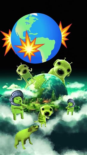 alien dogs destroy the earth