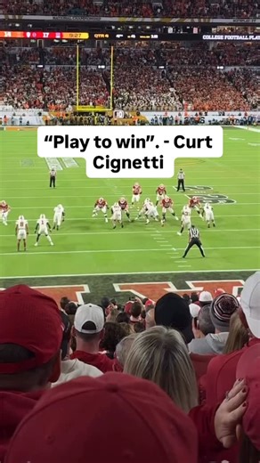 One of the greatest coaching calls and plays in college football history. Instead of kicking the field goal on 4th and 5, Curt Cignetti went for it. Then Indiana’s offense got it done with not only a fourth down conversion but a touchdown, and a National Championship. The third in a row for the Big Ten. | Paul Jamison