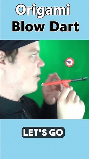 Origami Super Ninja Blow Dart