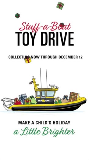 Pick up day is closing in! make sure to drop off a new, unwrapped toy at one of our partner locations to help a child in need have a brighter holiday! #seatow #boat #boating #ocean #island #Atlantic #Beach #water #areyouamember #christmas #holiday #toysfortots #ponceinlet #fl #Florida