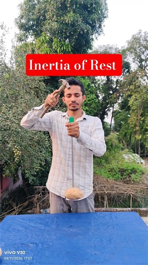 Demonstrating inertia of Rest #experiment #science