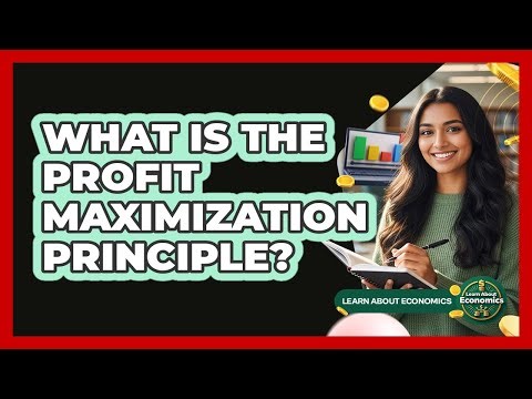 What Is The Profit Maximization Principle?