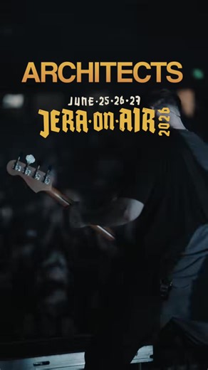 Get ready! @architectsofficial are playing at Jera on Air 2026! 🔥 Catch them Thursday, June 25 - We’ll see you there! Get your tickets: #jeraonair #architects #metalcore #metalcorefestival #hardcorepunk #moshpit #circlepit #liveshow #summerfestival #festivallife #lineupdrop #livemusic