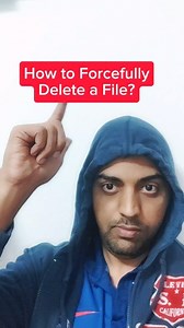 Computer Geeks on Instagram: "How to Forcefully Delete a File that is unable to delete? When you have an error like this when you want to delete a file You need to do this Open the Command Prompt as an administrator. Type the following command: rd /s "\?\ now copy the path of the file by clicking on the address bar in the Explorer Paste the path after the \ and press enter The "\?" prefix is used to bypass the MAX_PATH limitation in Windows, which can prevent you from deleting files with long pa