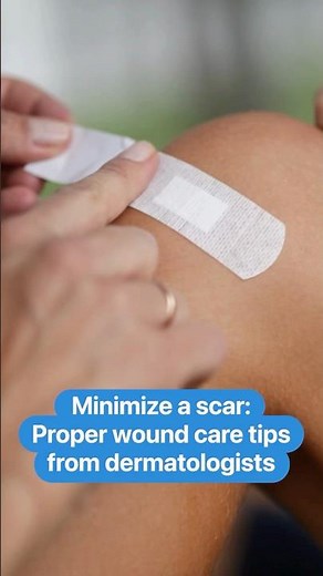 Wound care tips from dermatologists #dermatologisttips