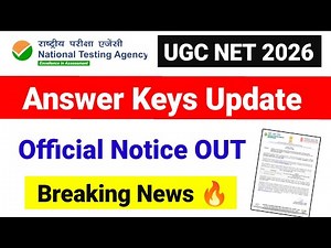 💥Breaking News !! UGC NET Answer Keys Update | Official Notice | UGC NET Result | UGC NET MENTOR