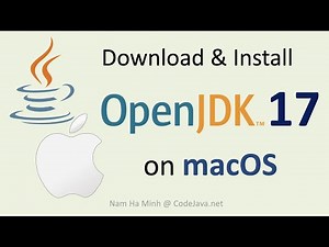 Download and Install OpenJDK 17 on macOS