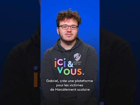 Harcèlement scolaire : à 18 ans, Gabriel crée une plateforme en ligne pour signaler, aider et libérer la parole des victimes