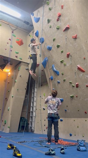 Trying out some new lead training techniques #rockclimbing #indoorclimbing #sportclimbing #climbing