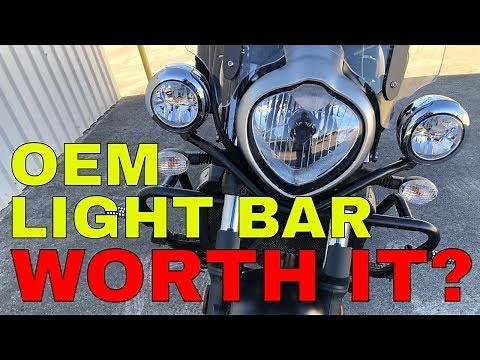 Light Bar Road Test & Review - Kawasaki Vulcan S 650 - OEM LED - Motorcycle - Cruiser - Motovlog