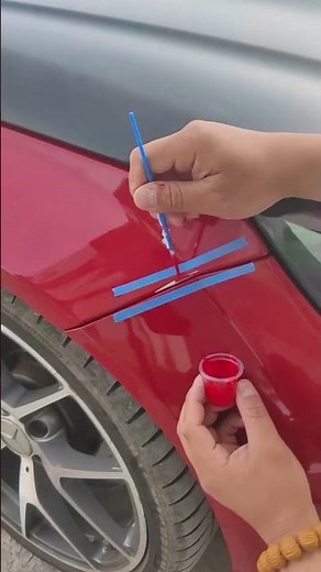 DIY Paint Repair That Actually Works. #youtubeshorts