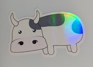 Cow Sticker - Etsy