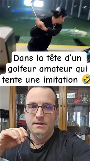 Dans la tête d’un golfeur amateur qui tente une imitation 🤣 #mangedelamarde