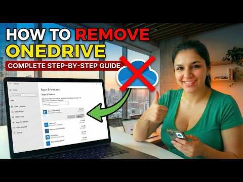 How to remove ONEDRIVE on laptop