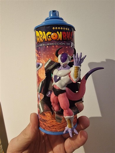 Custom Dragon Ball Z Spray Paint – Handmade Frieza Pop Culture Figurine - Etsy
