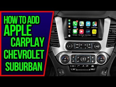 How To Add Apple CarPlay Chevrolet Suburban 2015-2020 NavTool DVD VIM Camera Video Interface