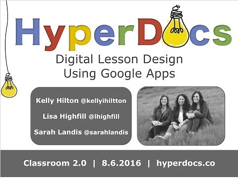 HyperDocs: Digital Lesson Design Using Google Apps