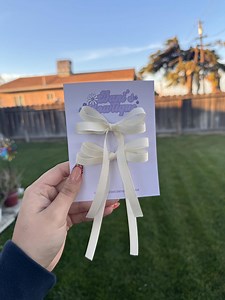 Double Loop Bows - Coquette Bow Clips - Hair Accessories - Etsy