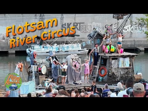 Something WEIRD on the water! Flotsam! River Circus was an AMAZING performance!
