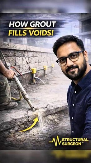 Watch How Injection Grouting Fills Hidden Voids! | Structural Stabilization Process #home #house
