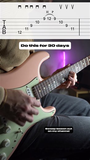 30-Day A Major Sweep Picking Challenge 🎸