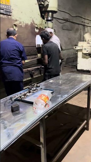 Bending Machine Setup | Sheet Metal Work in Workshop #machine #engineeringwork #fabricationwork