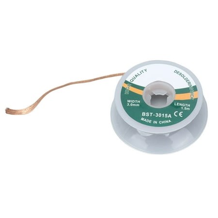 Desoldering Wick No Cleaning Alloy Copper Low Residue Solder Removal Braid Belt 1.5 Meter3.0mm (3015A) - Walmart.ca