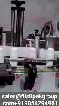 Automatic Round Bottle Sticker Labelling Machine For Agrochemical & Pesticid - FilSilPek