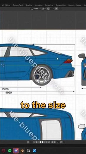 How to Setup the Blueprints for Car Modeling #blender #carmodeling #blueprints #howto #vectordrawing