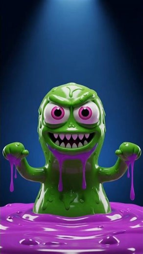 “This monster definitely bites 😬” #monster #shorts #oddlysatisfying
