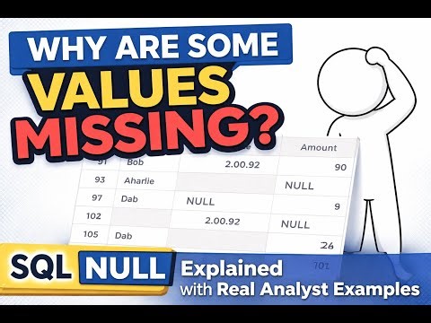SQL Basics for Beginners: Why Are Some Values Missing? | SQL NULL Explained