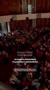 1.7K views · 74 reactions | La magica connessione tra pubblico e palcoscenico! ✨ #colibrìensemble #orchestra #pescara #classicalmusic | Colibrì Ensemble | Facebook