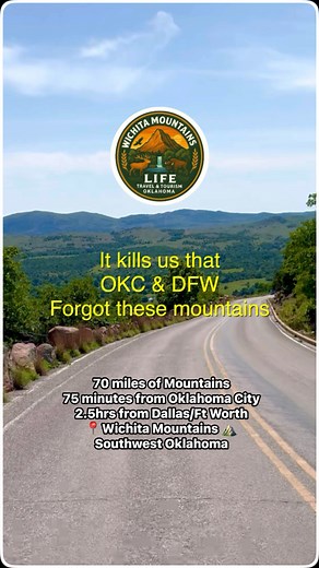 📍Your mountain getaway is hiding in Oklahoma’s best-kept secret. Just a short drive from OKC or Dallas, the Wichita Mountains offer wild bison, elk, longhorn, scenic hikes, epic sunsets, and dozens of charming historic towns like Medicine Park waiting to be explored.✨ If you’re craving adventure without the crowds—this is your sign.🧭 Where the plains meet the peaks, your next road trip begins. #WichitaMountains #OklahomaGetaway #DallasRoadTrip #OKCWeekend #MedicineParkOK #OklahomaOutdoors #Hid