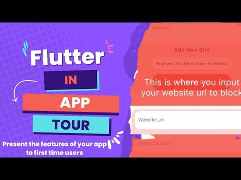 Flutter : In-app tour - present your app features to users
