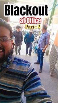 Blackout at Office, Vlog with Colleagues Part-2 #office #vlog #funny #winter #delhi